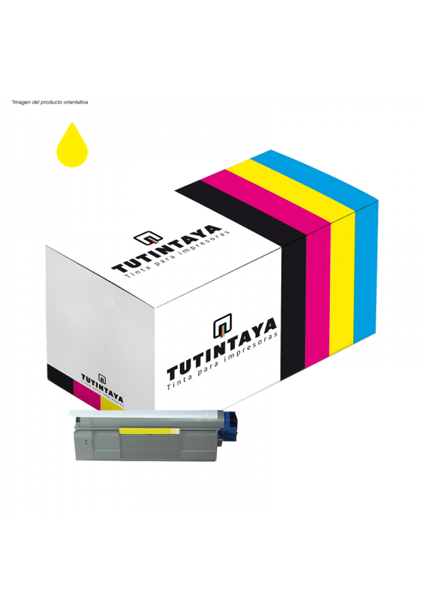 Toner Alternativo Oki C610 Amarillo